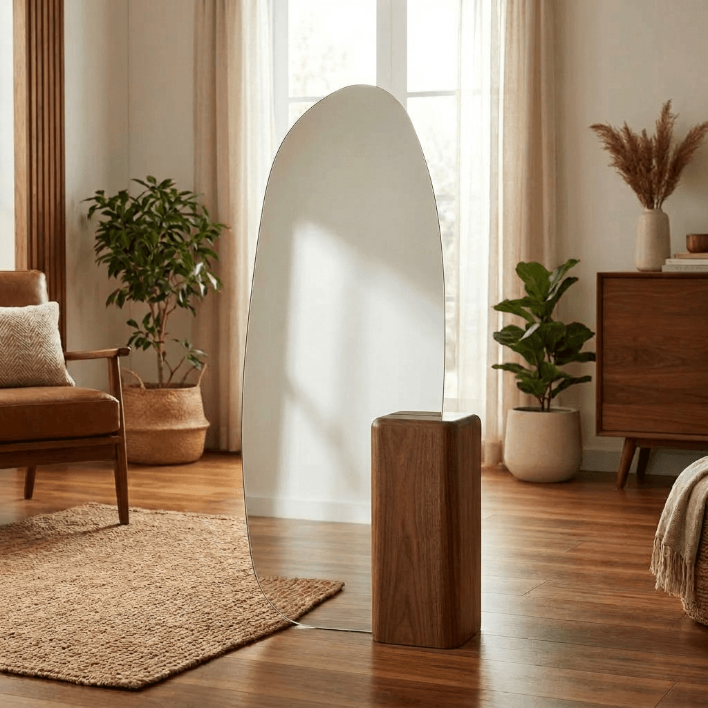 Sheesham Mirror Stand